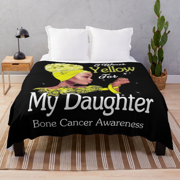 Item preview, Bone Cancer Awareness Black Girl I Wear Yellow For My Daughter designed and sold by tenjun16.
