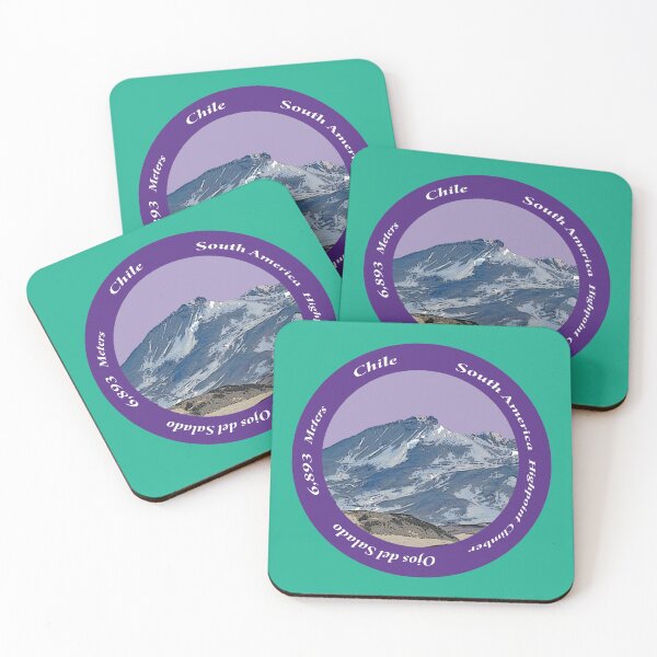 Item preview, Chile South America Highpoints designed and sold by janraydesigns.