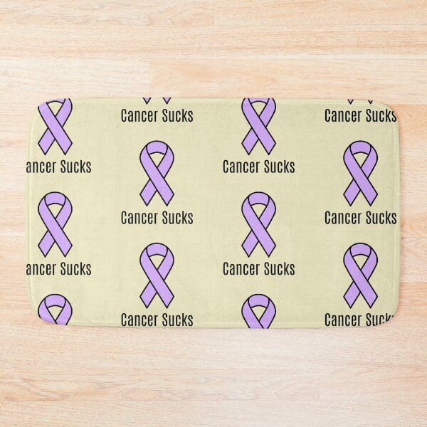 Item preview, Stomach and Esophageal Cancer Sucks Periwinkle Awareness Ribbon designed and sold by Sugar-Magnolia.