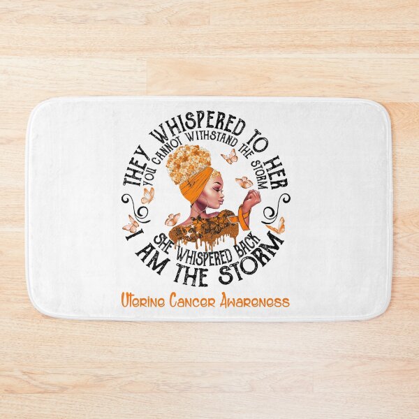 Item preview, Black Girl Fighter Strong I Am The Storm Uterine Cancer Awareness designed and sold by Mnrshirley.