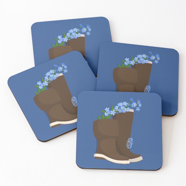 Item preview, Rain Boots Forget Me Not  designed and sold by Krystal  Thomas.