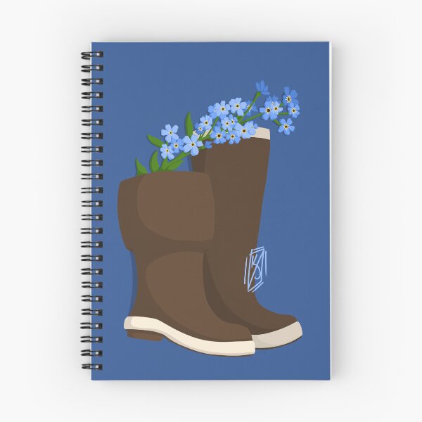 Item preview, Rain Boots Forget Me Not  designed and sold by Krystal  Thomas.