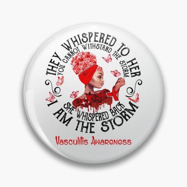 Item preview, Black Girl Fighter Strong I Am The Storm Vasculitis Awareness designed and sold by Mnrshirley.