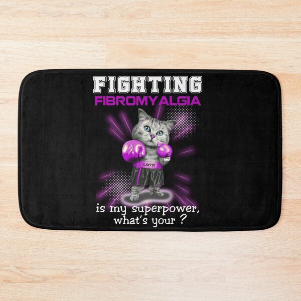 Item preview, Funny Cat Fighting Fibromyalgia Is My Superpower What's Your designed and sold by Kohend.