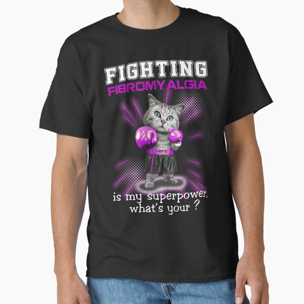 Item preview, Funny Cat Fighting Fibromyalgia Is My Superpower What's Your designed and sold by Kohend.