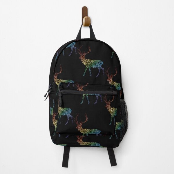 Item preview, Rainbow Swirl Pattern Deer Silhouette designed and sold by Jmgold87.
