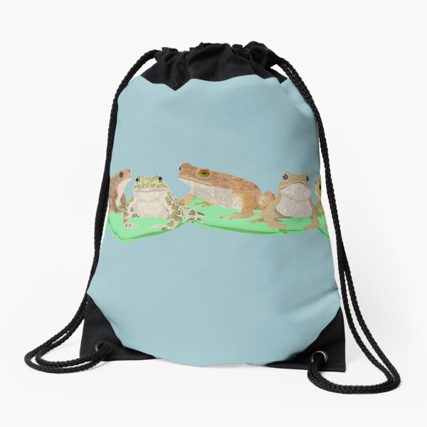 Toads Drawstring Bag