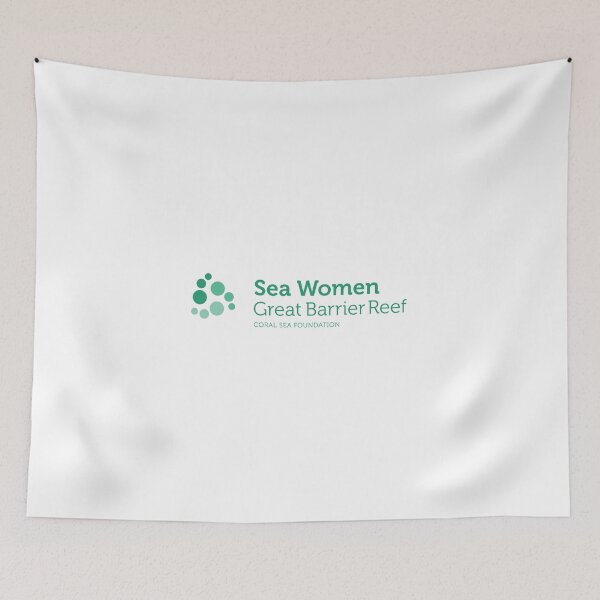 Item preview, Sea Women Great Barrier Reef Green logo designed and sold by Coral Sea Foundation.
