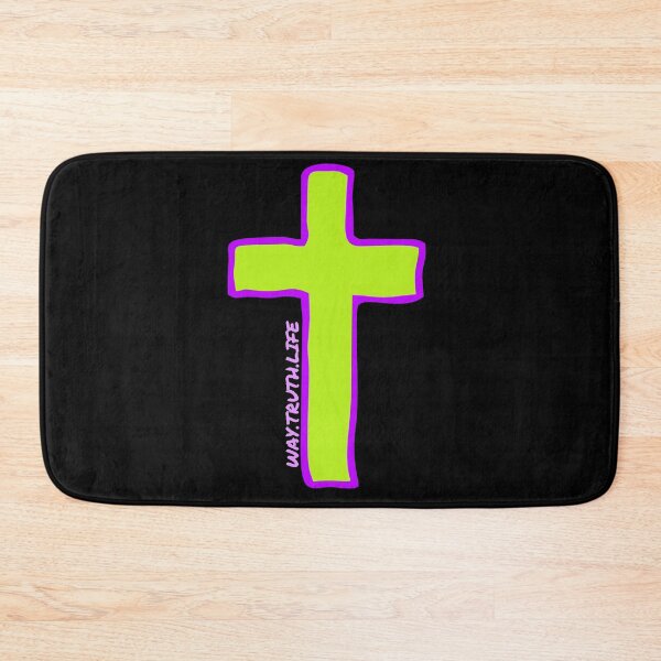 Item preview, Jesus Christ Cross, Christian Bible verse, The Way The Truth and The Life, John 14:6 designed and sold by Emily Roberts.