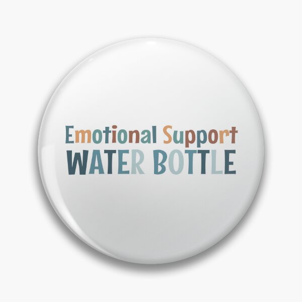 Item preview, emotional support water bottle - vintage colors designed and sold by MOONINSPIRATION.
