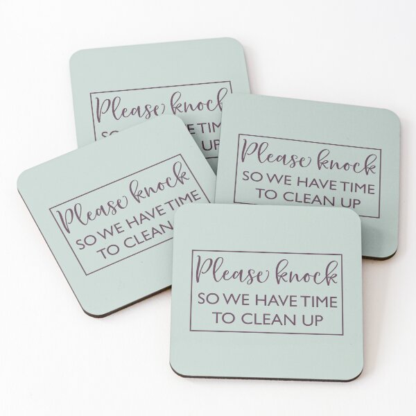 Item preview, Please Knock So We Have Time To Clean Up | Doormat designed and sold by Wagdy-online.