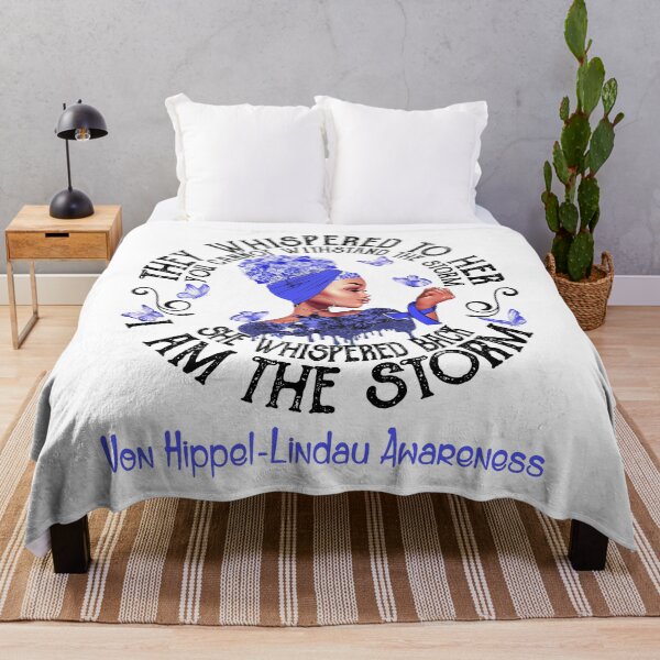 Item preview, Black Girl Fighter Strong I Am The Storm Von Hippel-Lindau Awareness designed and sold by Mnrshirley.