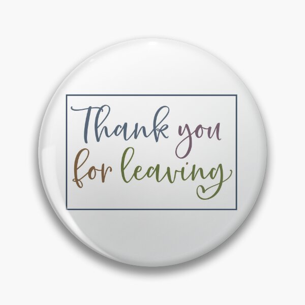 Item preview, Thank You For Leaving | Doormat designed and sold by Wagdy-online.