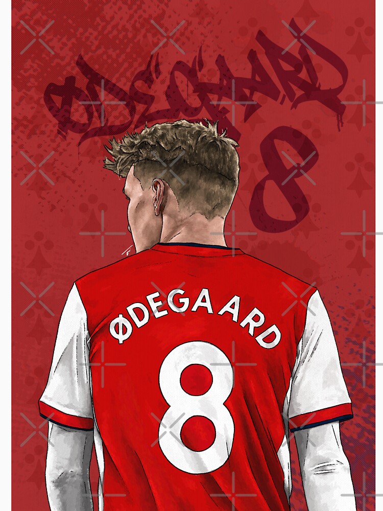 Premier League Arsenal Home Jersey Shirt 2022-23 player Ødegaard 8 printing  for Men