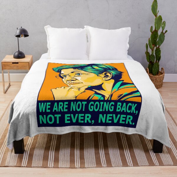 Item preview, Elizabeth Warren We Are Not Going Back, Not Ever, Never designed and sold by NAJRAN.