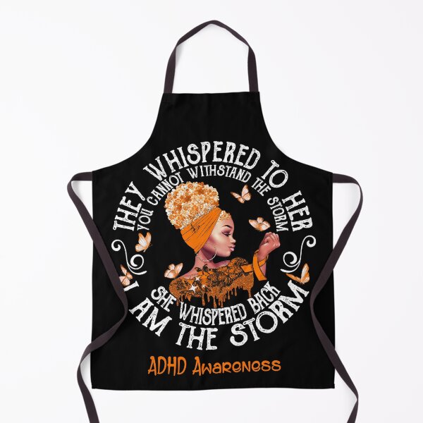 Item preview, Black Girl Fighter Strong I Am The Storm ADHD Awareness designed and sold by Mnrshirley.