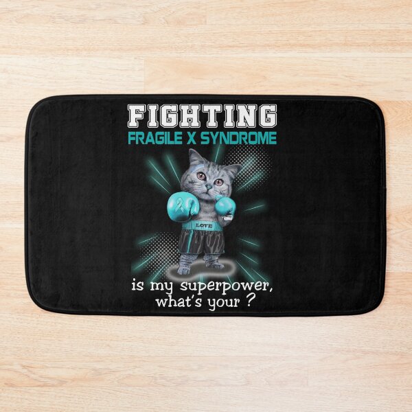 Item preview, Funny Cat Fighting Fragile X Syndrome Is My Superpower What's Your designed and sold by Kohend.