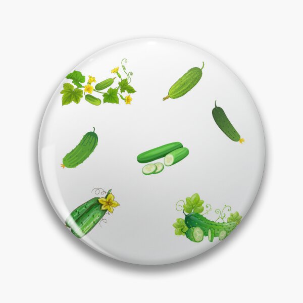 Item preview, Green Cucumbers and Cucumber Flowers  designed and sold by silviaol.