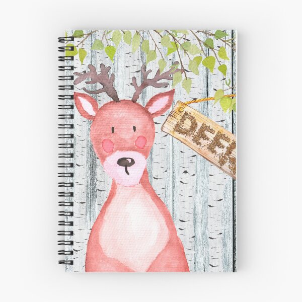 Item preview, Deer- Woodland Friends- Watercolor Illustration designed and sold by UtArt.