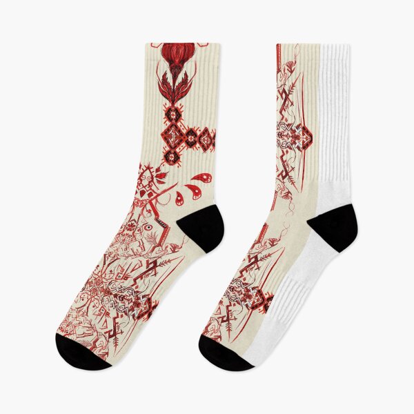 Item preview, Ukranian Vyshyvanka with poppy flower  designed and sold by AerachnaNagren.