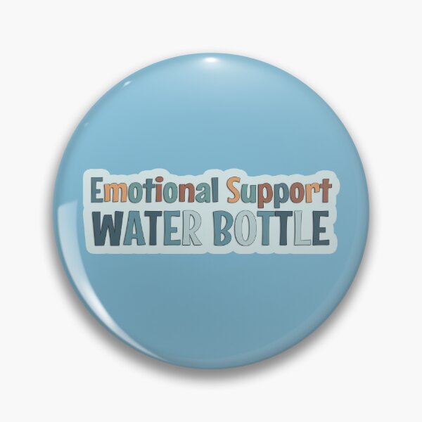 Item preview, emotional support water bottle - vintage colors designed and sold by MOONINSPIRATION.