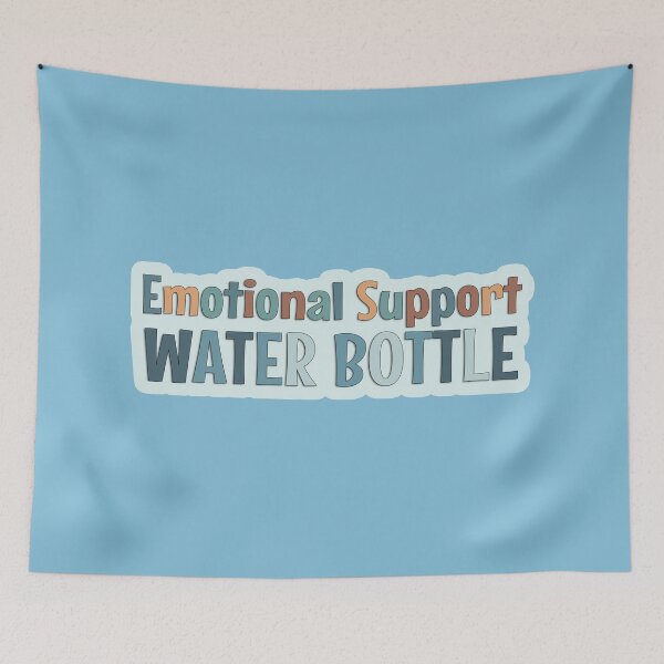Item preview, emotional support water bottle - vintage colors designed and sold by MOONINSPIRATION.