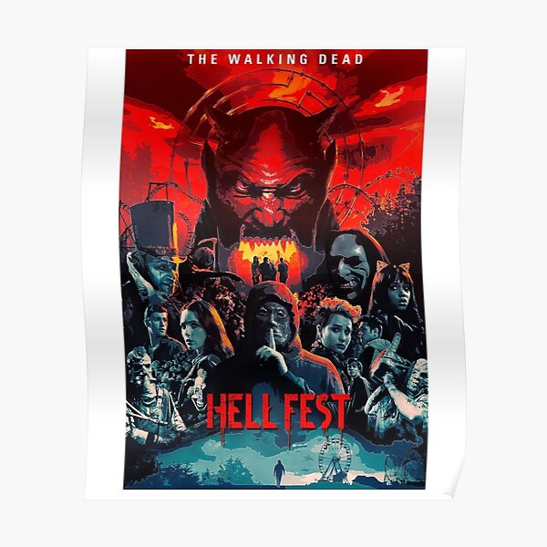 Hell Fest Horror Scariest Movie Vintage 70s Poster For Sale By