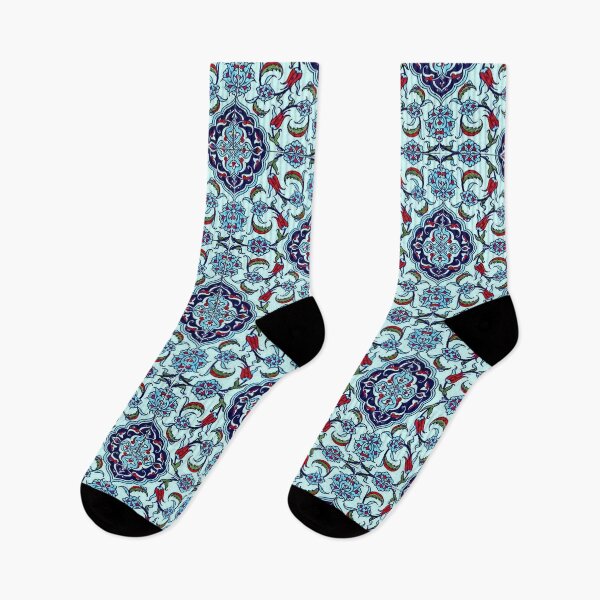 Item preview, Decorative Antique Floral Geometric Turkish Tiles Pattern designed and sold by worldways.