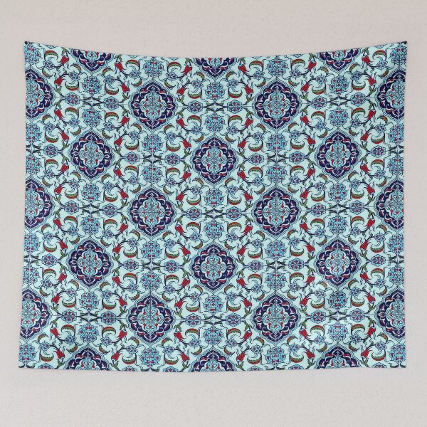 Item preview, Decorative Antique Floral Geometric Turkish Tiles Pattern designed and sold by worldways.
