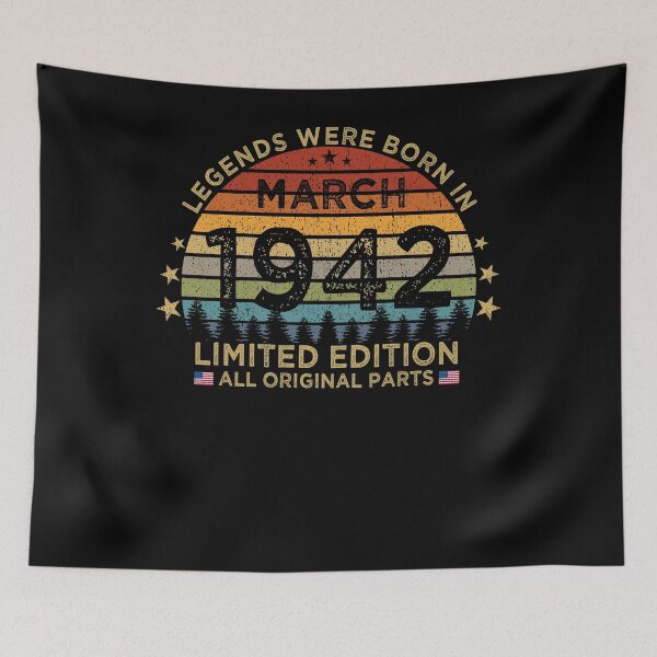 Item preview, Legends Were Born In March 1942 Limited Edition Patriotic designed and sold by cssdru.