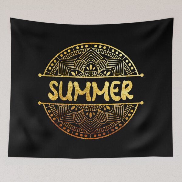 Item preview, Golden metallic summer flower designed and sold by Zevy-Darling.