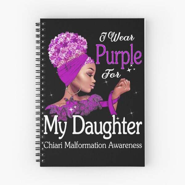 Item preview, Chiari Malformation Awareness Black Girl I Wear Purple For My Daughter designed and sold by tenjun16.