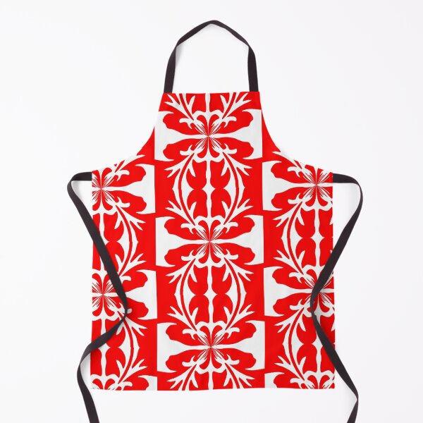 Item preview, Red and white tropical island floral Leaf design designed and sold by Coexist In Tee's .