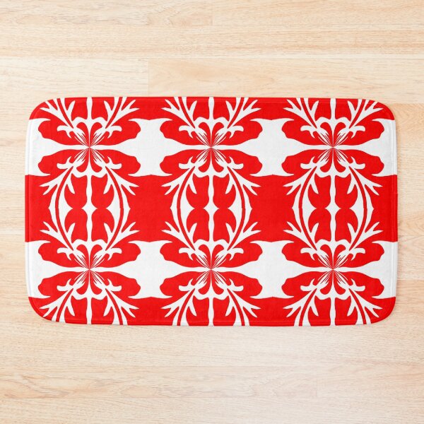 Item preview, Red and white tropical island floral Leaf design  designed and sold by Coexist In Tee's .