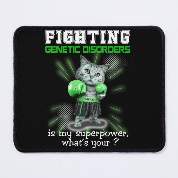 Item preview, Funny Cat Fighting Genetic Disorders Is My Superpower What's Your designed and sold by Kohend.