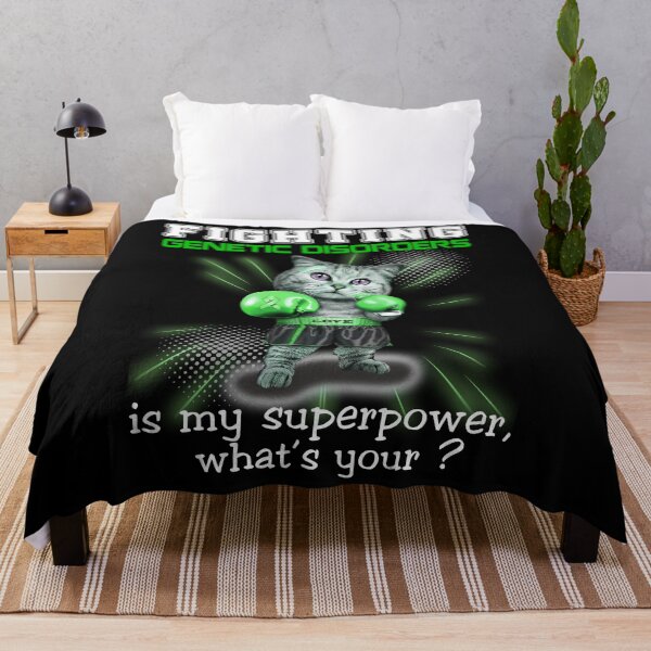 Item preview, Funny Cat Fighting Genetic Disorders Is My Superpower What's Your designed and sold by Kohend.
