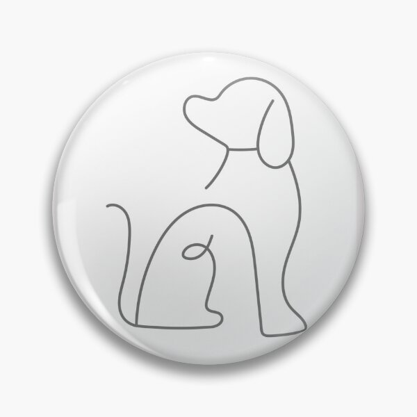 Item preview, Dog line drawing  designed and sold by Ourhappyplaces.