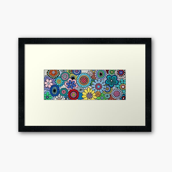 One Yellow Bloom Framed Art Print