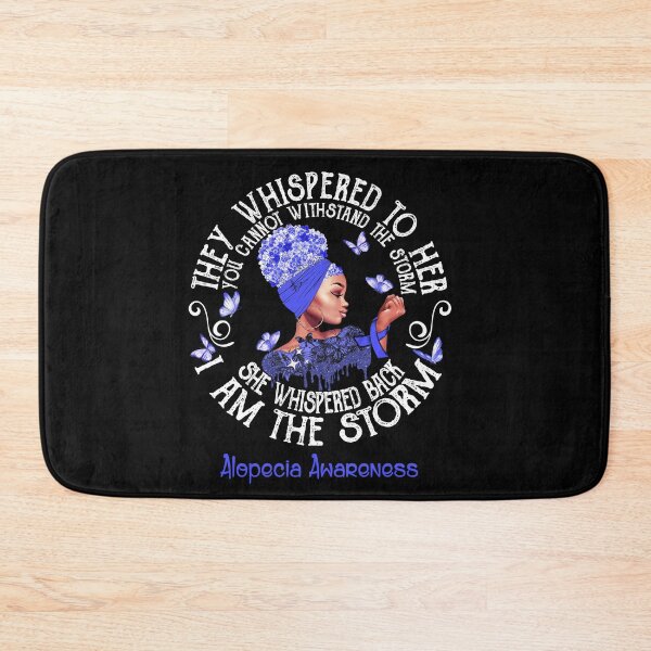 Item preview, Black Girl Fighter Strong I Am The Storm Alopecia Awareness designed and sold by Mnrshirley.