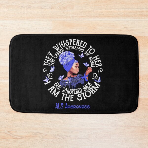 Item preview, Black Girl Fighter Strong I Am The Storm ALS Awareness designed and sold by Mnrshirley.