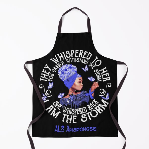 Item preview, Black Girl Fighter Strong I Am The Storm ALS Awareness designed and sold by Mnrshirley.