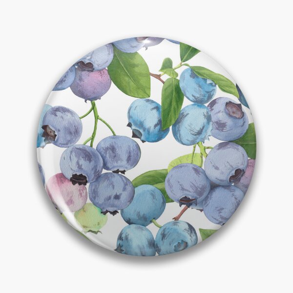 Item preview, Blueberry Fruit Branches Pattern designed and sold by silviaol.