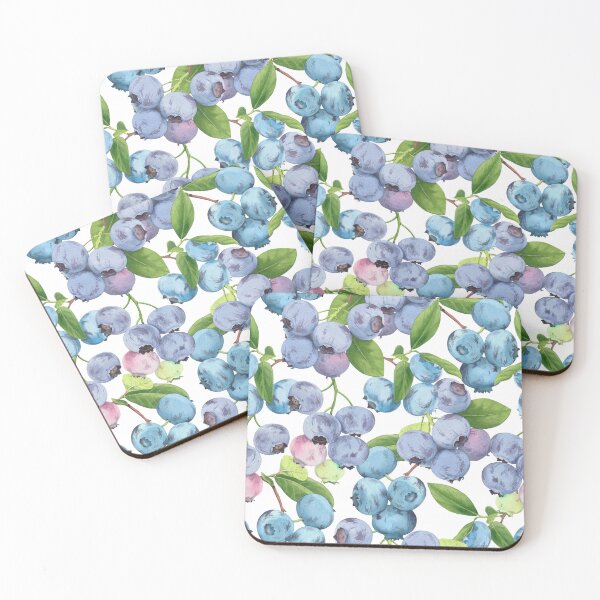 Item preview, Blueberry Fruit Branches Pattern designed and sold by silviaol.
