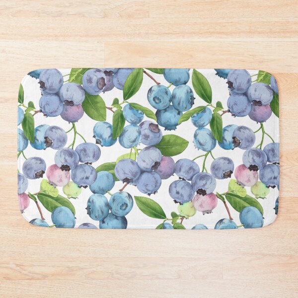 Item preview, Blueberry Fruit Branches Pattern designed and sold by silviaol.