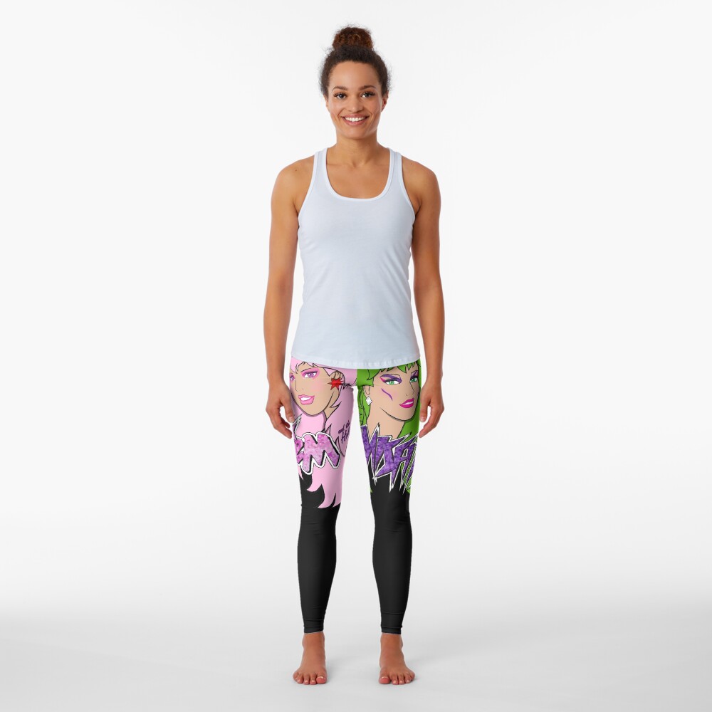 Jem and the Holograms Vs The Misfits Leggings