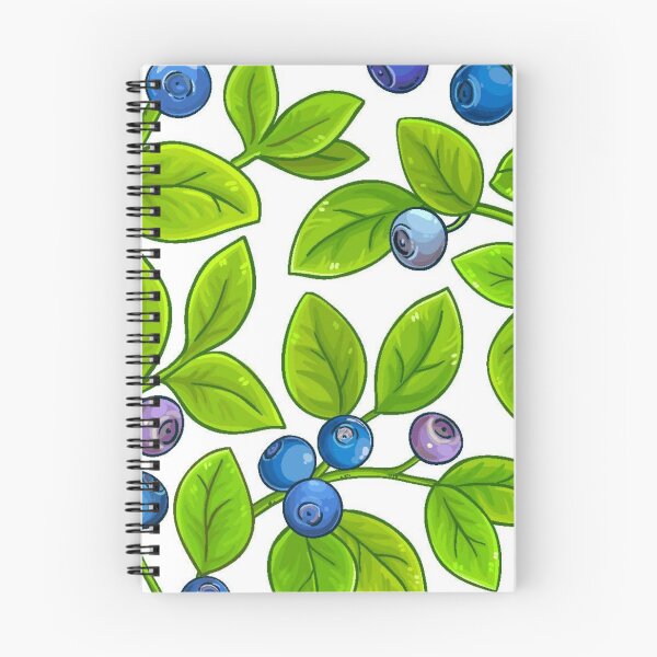 Item preview, Blueberry Fruit Branches Pattern designed and sold by silviaol.