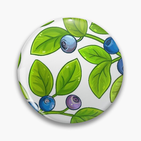 Item preview, Blueberry Fruit Branches Pattern designed and sold by silviaol.