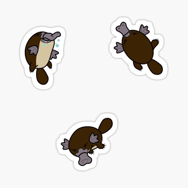 Platypus! Sticker