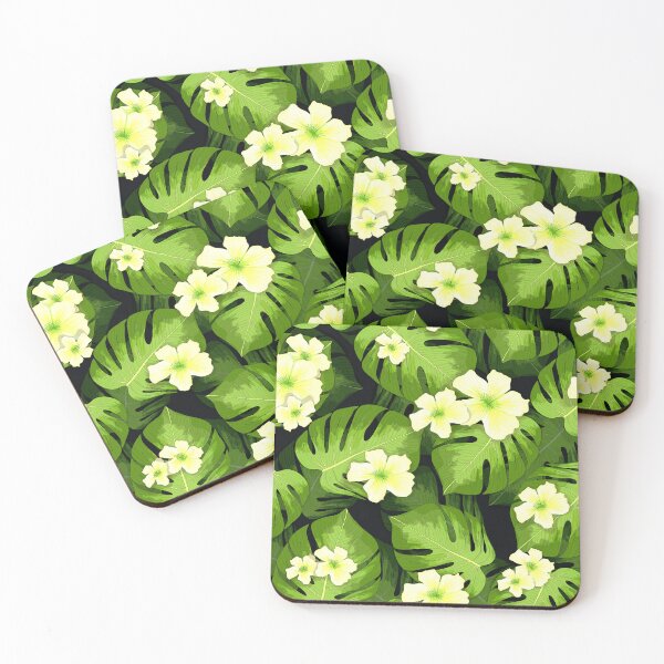 Item preview, Palm Leaves & Hibiscus flowers designed and sold by BigCreation.