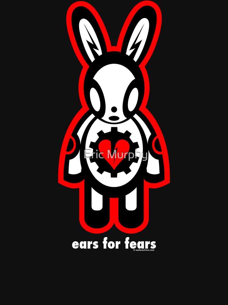 Thumbnail 3 of 3, Fitted T-Shirt, ears for fears designed and sold by Eric Murphy.